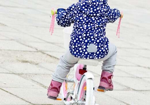 Girl Riding Bike - crop 2